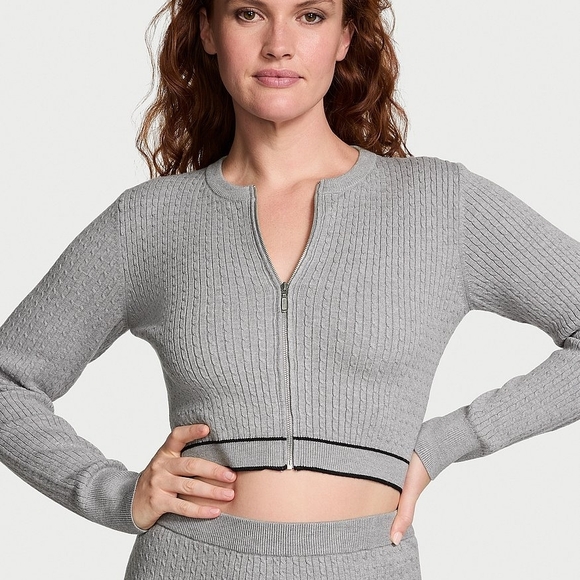 Victoria's Secret Sweaters - Victoria's Secret Luxe Cable-Knit Cardigan